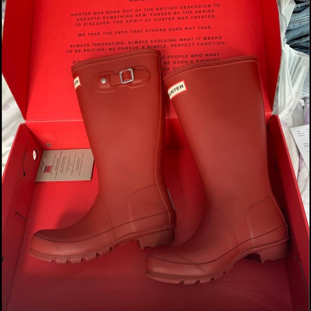 Hunter girls boots
